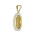 thumbnail image 4 of Men's Yellow Gold 22K Liberty Coin 1/4 OZ Genuine Diamonds Pendant Charm 0.65 ct, 4 of 7