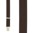 thumbnail image 2 of Suspender Store 1.5 Inch Wide Construction Clip Suspenders - BROWN 42" for 5'0" to 5'9" tall, 2 of 4