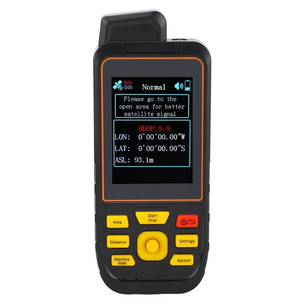 Equipo De Topografía Terrestre De GPS, Medidor De Tierra GPS Con Indicación De Voz Portátil, Pantalla De 2,8 Pulgadas Para Minería