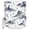 White, variant on Black Moon Night Bathroom Shower Curtains with 12 Hooks Polyester Waterproof Shower Curtain for Stalls and Bathtubs Starry Evening Decorative Bathroom Privacy Curtain 48x72 Inches