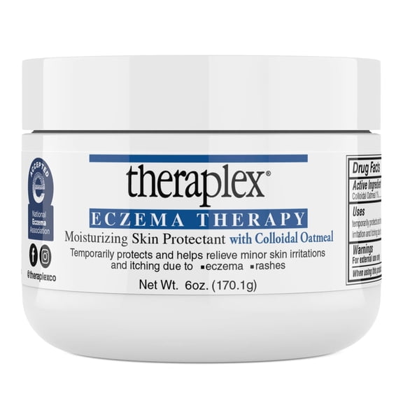 Theraplex Eczema Cream - Eczema Treatment Moisturizing Protecter - TSA Compliant Anti-Itch Skin Protectant for Dry, Irritated, Sensitive and Eczem-Prone Skin, 3 oz