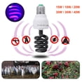 thumbnail image 3 of Bombillas de luz ultravioleta negra, lámpara de detección fluorescente, 13W-40W, UV, E27, 220V, 12V, espiral, BLB, CFL, insecticida, moscas, mosquitos, 3 of 4