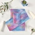 thumbnail image 6 of 3 Piece Bath Towels Set Bath Towel, Hand Towel and Face Towel for Bathroom, Gym, Hotel Watercolor Powder Blue Pattern, 6 of 8