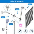 thumbnail image 3 of INGEQUIS Combo de Regaderas para Ba&ntilde;o de Lluvia de Alta Presi&oacute;n, 8 '' Cabezal de Ducha Giratorio con Brazo de Extensi&oacute;n, Regaderas de mano y Manguera 1.5 M de Acero In, 3 of 7