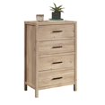 thumbnail image 3 of Sauder Pacific View Commode 4 Tiroirs en Bois Manufacturé Chêne Prime, 3 of 10