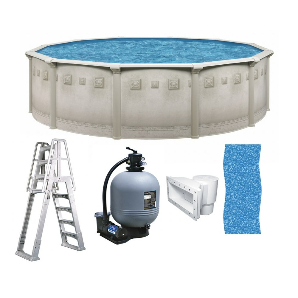 above ground swimming pool package