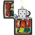 thumbnail image 4 of Zippo 46229 Comic Zombies Design Black Matte Windproof Lighter, 4 of 7