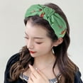thumbnail image 5 of Christmas Knotted Turban Headband for Women Festive Holiday Wide Hair Band Decorative Hair Accessory, 5 of 5