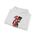 thumbnail image 2 of Black Bart Simpson Hoodie - Red, Vintage Cartoon Sweatshirt, 90s Nostalgia, 2 of 3