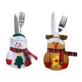 thumbnail image 3 of serony Christmas Spoon Fork Bag Silverware Tableware Cutlery Holder Dining Table Xmas Decor - Style 2, 3 of 9