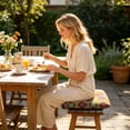thumbnail image 2 of XINGAG Seat Cushion, Boho Chair Cushion for Dining Chairs, Square Chair Pad with Fixing Ties, Non Decorative Seat Pad for Indoor Dining Kitchen Household Chairs, 2 of 6