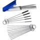 thumbnail image 1 of Carburetor Cleaning Tool Kits, Carburetors Carbon Dirt Jet Remove Cleaner10 Cleaning Needles + 5 Nylon Brushes + 13 Cleaning Wires Set - DD, 1 of 5