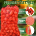 thumbnail image 3 of ASKITO 50Pcs Mesh Onion Bags, 14"×24" Mesh Produce Bags Hanging Reusable Breathable Vegetable Storage Net Bag with Drawstring for Onions Potatoes Citrus Crawfish, Red, 3 of 9