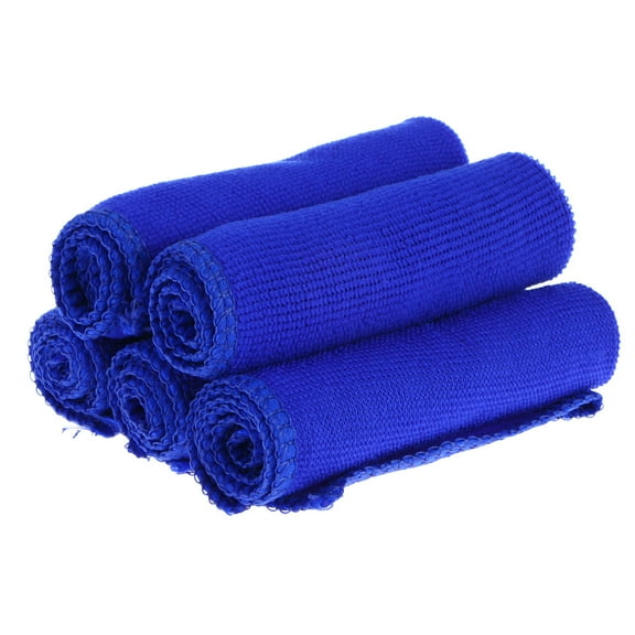 SOPOTUTU 5-Pack Microfiber Cleaning Cloths, Soft, Strong, Highly Absorbent for Home, Kitchen, Car, and Electronics