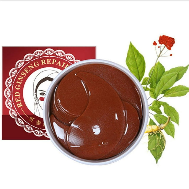 Baohd Red Ginseng Eye Mask Eye Patch Collagen Eye Mask Anti-aging Pads for Wrinkles Fine Lines Dark Circles