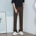 thumbnail image 3 of Pantalones de hombre con boca acampanada y elásticos, de talla grande, clásicos, de verano 2024, de alta calidad, para hombre chino, 3 of 5