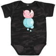 thumbnail image 3 of Inktastic Cute Axolotl Sitting on a Bubble Boys or Girls Baby Bodysuit, 3 of 5