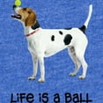thumbnail image 2 of CafePress - FIN English Foxhound Life - Cute Infant Baby Football Bodysuit, 2 of 3