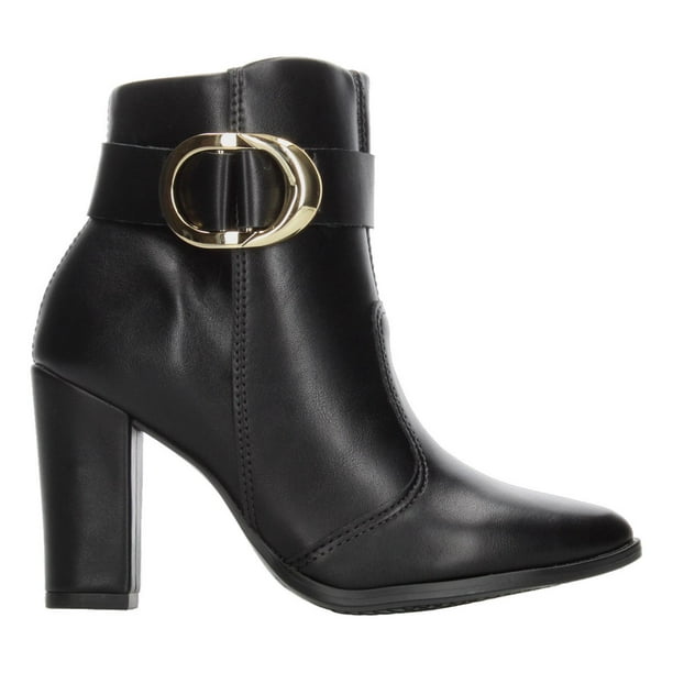 Botines Beira Rio Mujer Negro Casual Tacón 9cm negro 22 MX