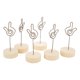 thumbnail image 5 of Soporte para números de mesa, señal de mano, modelado de gestos, práctico y práctico Material de haya, Clip para mesa de fotos, 6 uds., 5 of 8