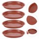 thumbnail image 4 of EeaseMX 10 macetas de plástico con bandeja de goteo para macetas, platillos para macetas, para jardín, balcón - Tipo 160 (rojo), 4 of 8