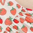 thumbnail image 5 of NAISIBABY Girls Flare Dresses, Fashion Prints Summer Casual Sleeveless Play Dress Red Size 2, 5 of 6