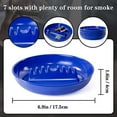 4 Packs Plastic Ashtrays for Cigarettes and Cigars, Indoor Outdoor Ash