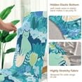 thumbnail image 5 of Yayeee 2 Pack Dining Chair Covers Stretch Parson Chairs Slipcovers Seat Protector, Vibrant Cat Pattern, 5 of 6