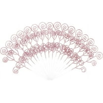 20 Pcs Glitter Christmas Tree Branches,Sprays Christmas Pick,Pink Xmas Picks Decorative,Glitter Sticks Branches for Xmas Tree,Wreath,DIY,Crafts,Vase Filler