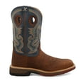 thumbnail image 3 of TWISTED X Male 12" Western Work Boots, Color: Distressed Saddle & Peacock, Size: 9, Width: D, 3 of 7