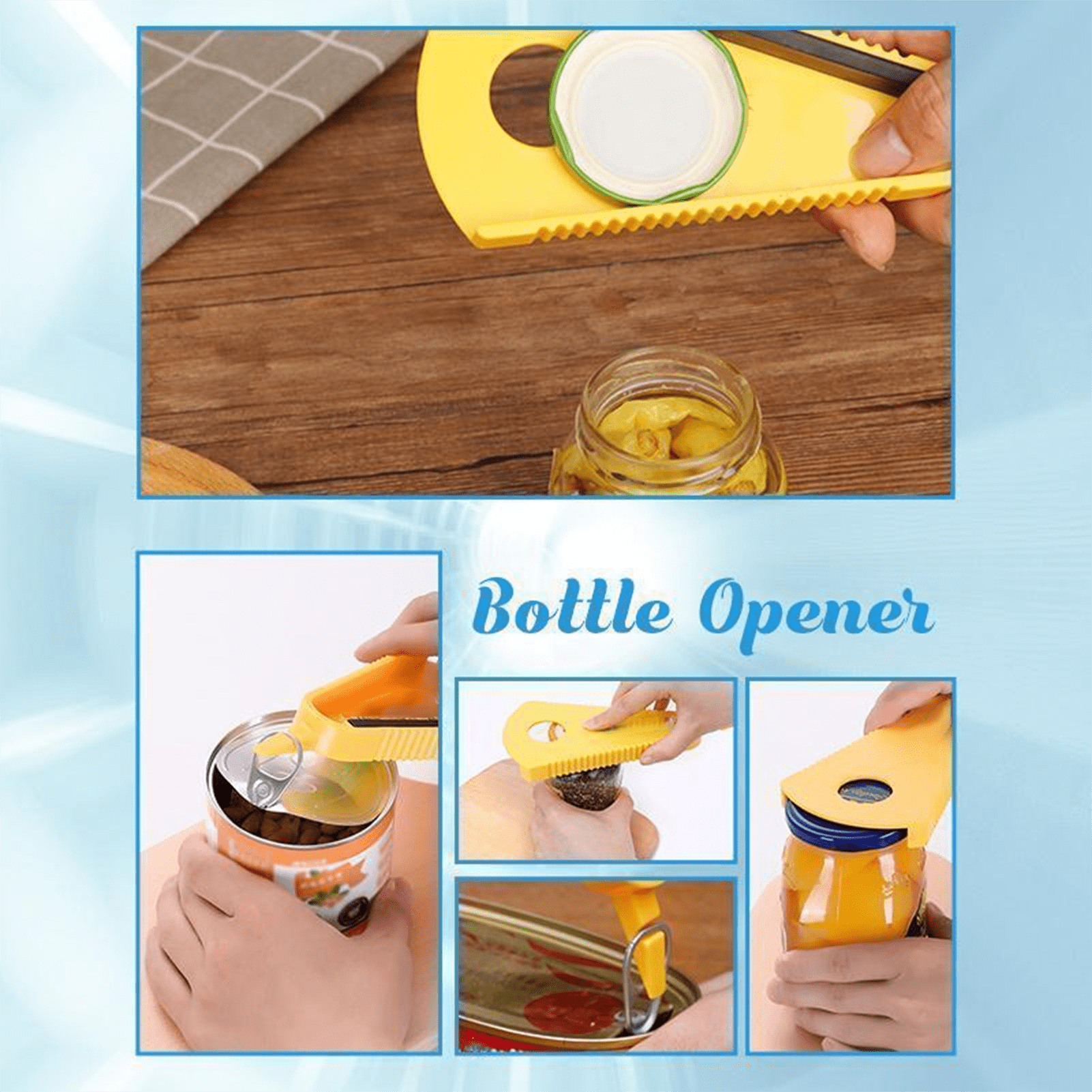 Cheers US Jar Opener, Master Opener Adjustable Jar & Bottle Opener