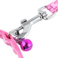 thumbnail image 2 of Unique Bargains Puppy Dog Bell Decor Star Pattern Collar Walking Training Lead Rope Leash Pink, 2 of 2