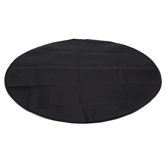 BBQ Mat Round 2 Layers Silicone Coated Fiberglass Cloth Fireproof Film Grill Floor Pads For Lawn Smokers Deck And Patio Protect Your Surfaces From Mess And Heat