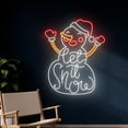 thumbnail image 2 of Handmadetneonsign Let It Snow Snowman Neon Sign, Snowman Led Sign, Let It Snow Neon Light, 2 of 5