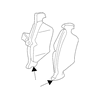Genuine OE Mini Brake Pads - 34-21-6-762-871