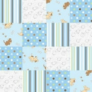Springs Creative Peek-A-Boo Puppy Patches Fabric, per Yard