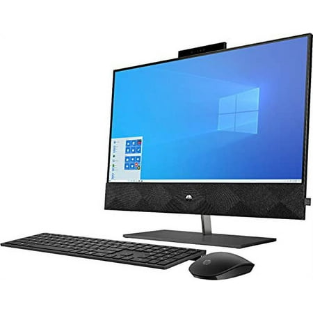HP Pavilion 24 Desktop 1TB SSD 32GB RAM (Intel 10th gen Processor with Six cores and Turbo Boost to 4.30GHz, 32 GB RAM, 1 TB SSD, 24" Touchscreen FullHD, Win 10) PC Computer All-in-One