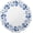 48in-table-B68, variant on 48"X 48" Blue Ring Leaf Elastic Fitted Edged Round Tablecloth Fade Resistant Anti-Shrink Table Cloth Washable Table Cover for Banquet Home Indoor or Outdoor