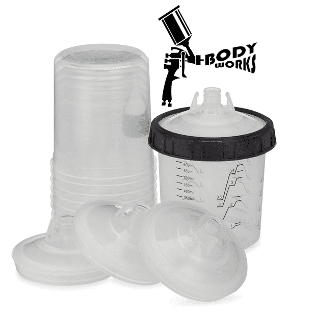 Body Works Cups (Original Style for 3M PPS System) - 50 Lids, 50 Liners