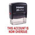 thumbnail image 1 of Printtoo Office Stationary Stamp THIS ACCOUNT IS NOW OVERDUE Self Inking Rubber Stamp-Red, 1 of 1