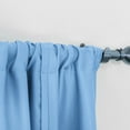 thumbnail image 5 of Yipa Sky Blue Blackout Roman Curtains for Kids Bedroom Thermal Insulated Curtains Rod Pocket Tie Up Shade Curtains 1-Panel for Small Windows Bathroom Kitchen (22 x 54 Inches Long), 5 of 6