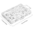 thumbnail image 2 of 70 Pieces Cup Screw Hooks Kit Ceiling Screw-in Mug Hooks for Home Office Workplace 6 Sizes, 2 of 9