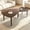 Walnut, variant on AUU 360° Rotatable Modern Coffee Table, Solid Wood Legs, Easy Assembly Cocktail Table for Living Room Apartment