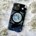 thumbnail image 6 of Whale and Moon Phone Case, Night Sky Ocean Art with Blue Full Moon & Stars, Celestial Marine Life Design, Protective iPhone Case for iPhone 16 15 14 13 12 11 Plus Pro Max Mini, 6 of 6