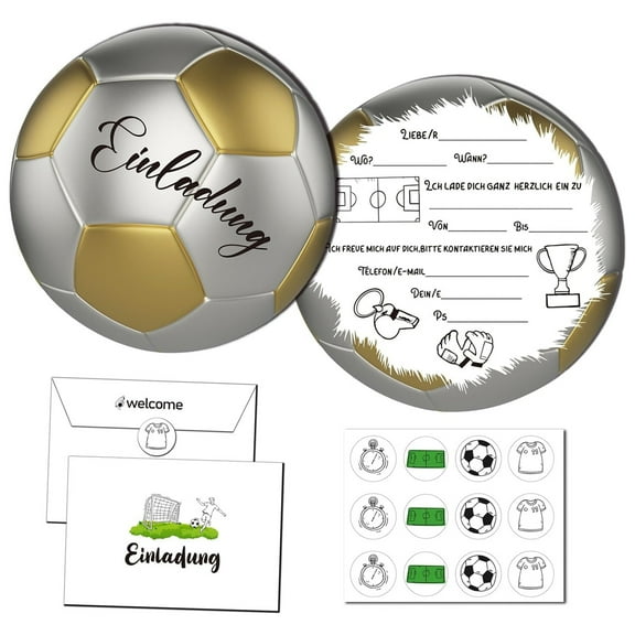 14 Football Invitation Cards