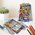 thumbnail image 4 of Netecom Mosaic Animals Coloring Book Spiral Bound for Adults, A5 Wooden Cover, 30 Intricate Mosaic Designs of Portrait Animals for Stress Relief and Relaxation, 4 of 6
