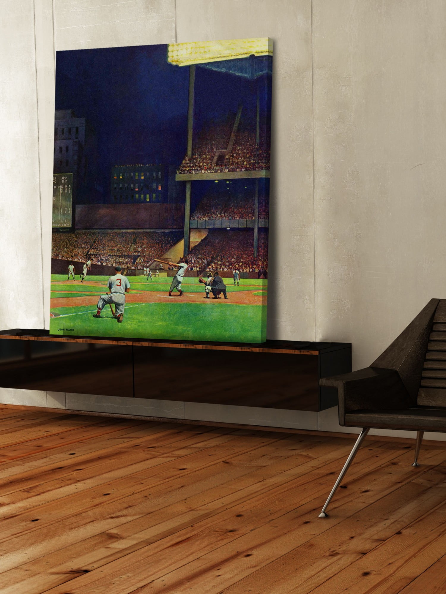 Marmont Hill Yankee Stadium by John Falter Painting Print on Canvas