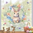 thumbnail image 1 of Fiudx Pegatina de Conejito de Pascua, Diseño Electrostático de Doble Cara, Fácil de Despegar y Pegar, Decoración de Ventana Visible, Decoración de Pared Versátil, Ideal para Dormitorios, Salas de Est, 1 of 7