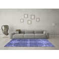 thumbnail image 3 of Ahgly Company Indoor Rectangle Abstract Blue Modern Area Rugs, 8' x 12', 3 of 4