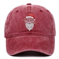 thumbnail image 2 of XIAOCHA Mens Embroidered Washed Baseball Cap Shapeable Brim Farm Ball Hat,, 2 of 3